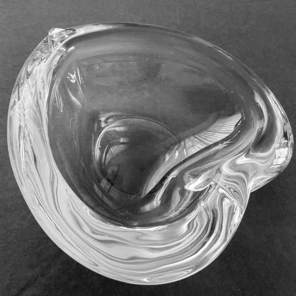 ORREFORS Sweden Vintage "Amour" Heart Dish EUC - Picture 3 of 4